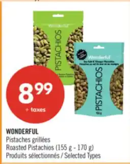 Pharmaprix WONDERFUL Roasted Pistachios offer