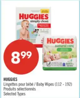 Pharmaprix HUGGIES Baby Wipes offer