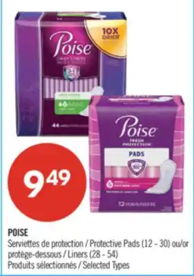 Pharmaprix POISE Protective Pads (12 - 30) or Liners (28 - 54) offer