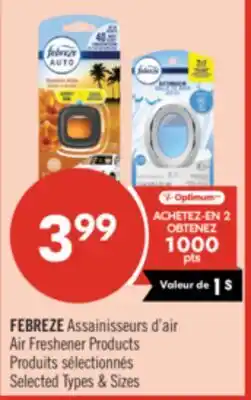Pharmaprix FEBREZE Freshener Products offer