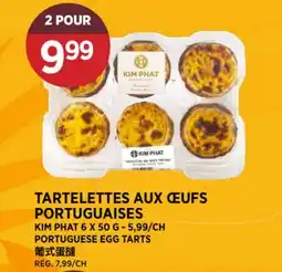 Kim Phat KIM PHAT 6 X 50 G PORTUGUESE EGG TARTS offer