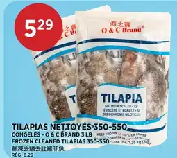 Kim Phat O & C BRAND FROZEN CLEANED TILAPIAS offer