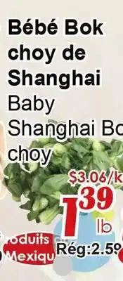Marche C&T Bébé Bok choy de Shanghai offer