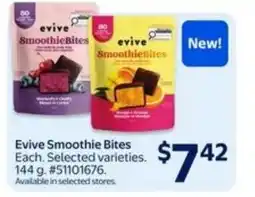 Walmart Evive Smoothie Bites offer