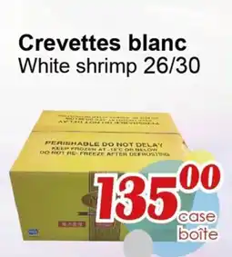 Marche C&T White shrimp 26/30 offer