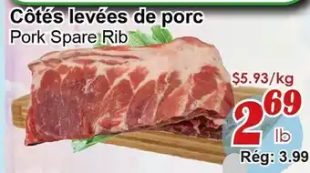 Marche C&T Côtés levées de porc offer