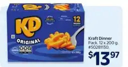 Walmart Kraft Dinner offer