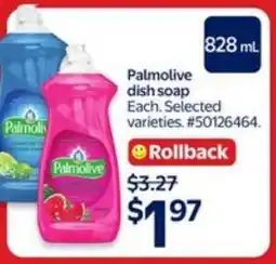 Walmart Palmolive dish soap offer