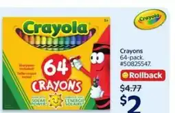 Walmart Crayons offer