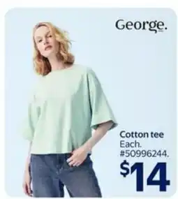 Walmart Cotton tee offer