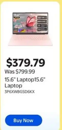 Walmart 15.6" Laptop15.6" Laptop offer