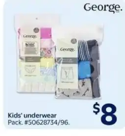 Walmart Kids' underwear offer