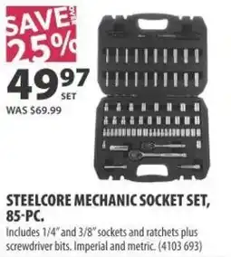 Co-op Steelcore mechanic socket set offer