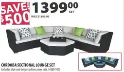 Co-op Cordoba sectional lounge set offer