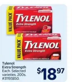 Walmart Tylenol Extra Strength offer