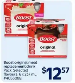 Walmart Boost original meal replacement drink offer