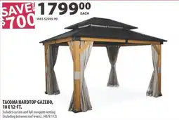Co-op Tacoma hardtop gazebo offer