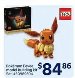 Walmart Pokémon Eevee model building kit offer