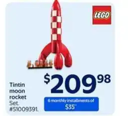 Walmart Tintin moon rocket offer