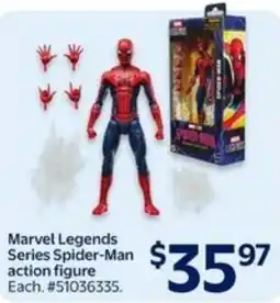 Walmart Marvel Legends Series Spider-Man action figure offer