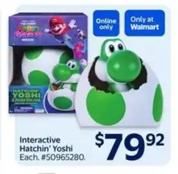 Walmart Interactive Hatchin' Yoshi offer