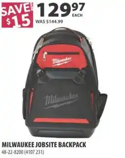 Co-op Milwaukee jobsite backpack offer