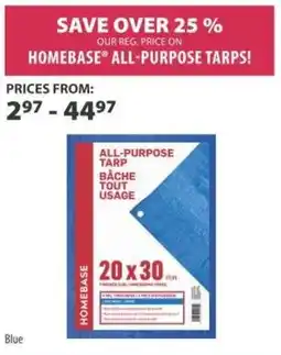 Co-op Homebase all-purpose tarps offer