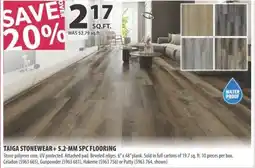 Co-op Taiga stonewear+ 5.2-mm spc flooring offer