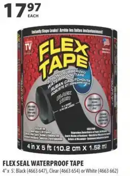 Co-op Flex seal waterproof tape offer