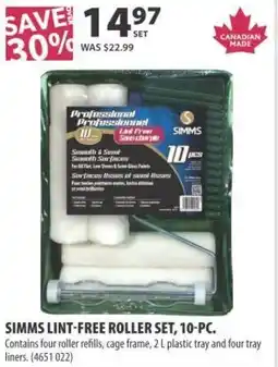 Co-op Simms lint-free roller set offer