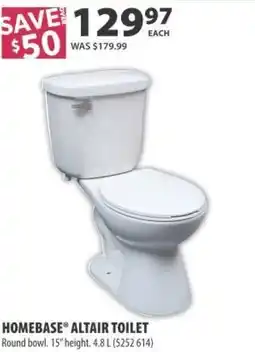 Co-op Homebase altair toilet offer