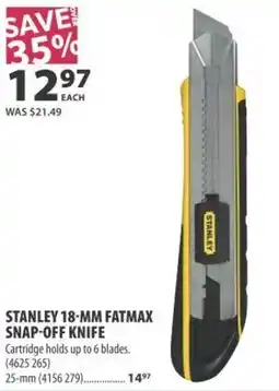 Co-op Stanley 18-mm fatmax snap-off knife offer