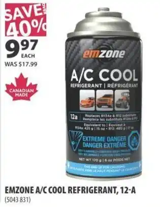 Co-op Emzone a/c cool refrigerant, 12-A offer