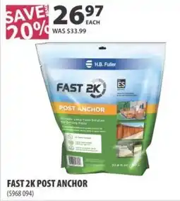Co-op Fast 2k post anchor offer