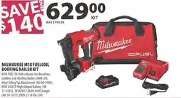 Co-op Milwaukee m18 fuelcoil roofing nailer kit offer