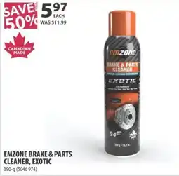Co-op Emzone brake & parts cleaner, exotic offer