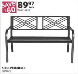 Co-op Seoul park bench offer