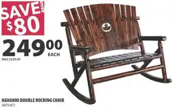 Co-op Nahanni double rocking chair offer