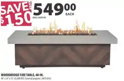 Co-op Woodbridge fire table, 48-in. offer