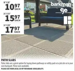 Co-op Barkman patio slabs offer