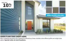 Co-op Hardie plank fibre cement siding offer