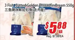 WinCo Food Mart 3 Fish Cutted Golden Threadfin Bream offer