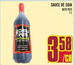 Marché Lian Tai SAUCE DE SOJA DATU PUTI offer