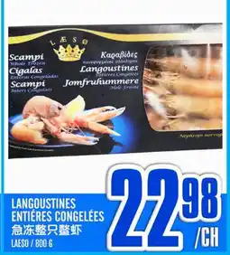 Marché Lian Tai LANGoustines ENTIERES CONGELÉES offer
