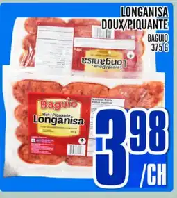 Marché Lian Tai LONGANISA DOUX/PIQUANTE offer