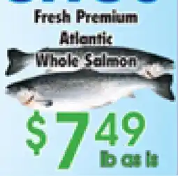 Danforth Food Market Fresh Premium Atlantic Whole Salmon offer