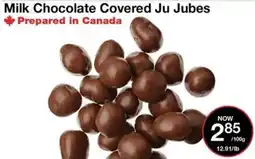 Bulk Barn Milk Chocolate Covered Ju Jubes offer