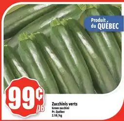 Bonanza Zucchini verts offer