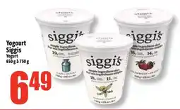 Bonanza Yogourt Siggis offer