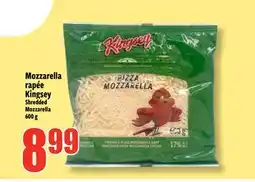Bonanza Shredded Mozzarella Kingsey offer